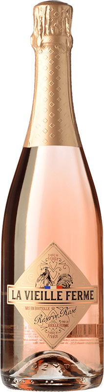 11,95 € Free Shipping | Rosé sparkling La Vieille Ferme Rose Sparkling I.G.P. Vin de Pays d'Oc France Grenache, Pinot Black, Cinsault Bottle 75 cl