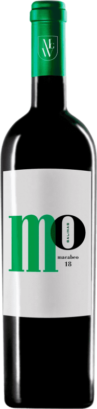 5,95 € Envio grátis | Vinho branco MG Wines Mo Salinas Blanco D.O. Alicante Comunidade Valenciana Espanha Mascate, Chardonnay Garrafa 75 cl