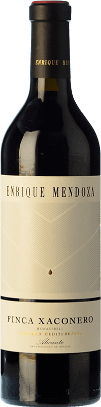 14,95 € Free Shipping | Red wine Enrique Mendoza Finca Xaconero Monastrell D.O. Alicante Valencian Community Spain Syrah, Grenache, Monastrell Bottle 75 cl