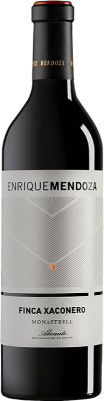 16,95 € Envio grátis | Vinho Tinto Enrique Mendoza Finca Xaconero Monastrell D.O. Alicante Comunidade Valenciana Espanha Syrah, Garnacha — Grenache, Monastrell Garrafa 75 cl