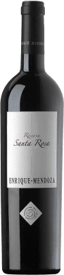 54,95 € 免费送货 | 红酒 Enrique Mendoza Santa Rosa 预订 D.O. Alicante 巴伦西亚社区 西班牙 Merlot, Syrah, Cabernet 瓶子 Magnum 1,5 L
