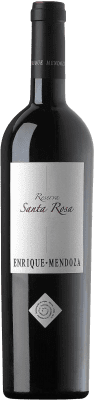 85,95 € Free Shipping | Red Wine Enrique Mendoza Santa Rosa Reserve — Aged D.O. Alicante Valencian Community Spain Merlot, Syrah — Shiraz, Cabernet Sauvignon Magnum Bottle 1,5 L