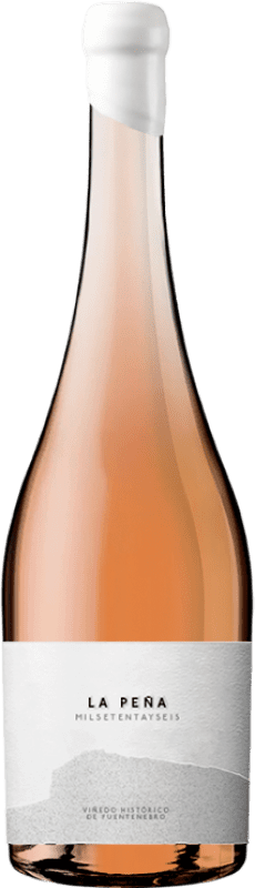 67,95 € Spedizione Gratuita | Vino Rosato Milsetentayseis La Peña D.O. Ribera del Duero Castilla y León Spagna Tempranillo, Albillo Bottiglia 75 cl