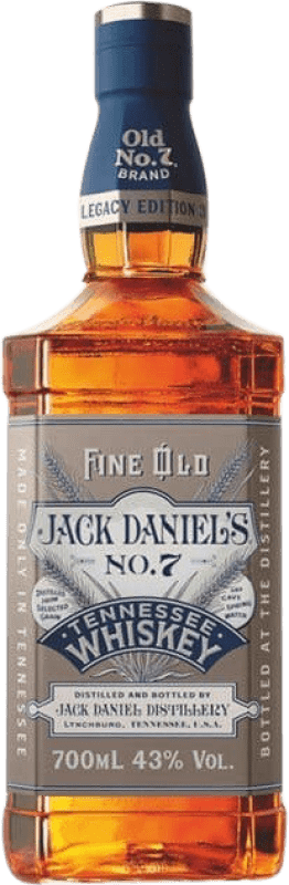 33,95 € 送料無料 | ウイスキー バーボン Jack Daniel's No.7 Legacy Edition 3 ボトル 70 cl