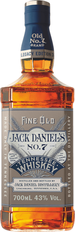 35,95 € Бесплатная доставка | Виски Бурбон Jack Daniel's Nº 7 Legacy Edition 3 бутылка 70 cl