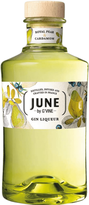 34,95 € 免费送货 | 利口酒 G'Vine June Royal Pear Gin Liqueur 法国 瓶子 70 cl