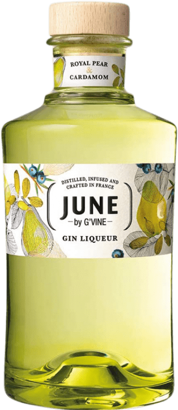 34,95 € Бесплатная доставка | Ликёры G'Vine June Royal — Королевский Франция 70 cl Gin — Джин, Pear — Груша