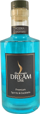 Vodca Dream Line World Caramelo Botella iluminada 70 cl