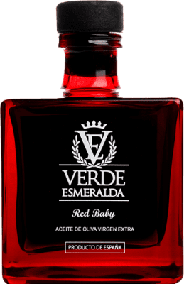 11,95 € 免费送货 | 橄榄油 Verde Esmeralda Baby Red — 红色版, EVOO 特级初榨 西班牙 Royal — 罗亚尔 小瓶装 10 cl