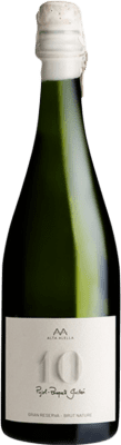 128,95 € Envío gratis | Espumoso blanco Alta Alella AA 10 Gran Reserva D.O. Cava España Macabeo, Parellada, Pansa Blanca Botella 75 cl