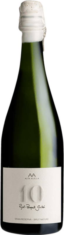128,95 € Free Shipping | White sparkling Alta Alella AA 10 Grand Reserve D.O. Cava Spain Macabeo, Parellada, Pansa Blanca Bottle 75 cl