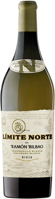 12,95 € 免费送货 | 白酒 Ramón Bilbao Límite Norte D.O.Ca. Rioja 拉里奥哈 西班牙 Tempranillo White, Maturana White 瓶子 75 cl