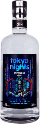 46,95 € 免费送货 | 金酒 Gin Tokyo Nights 日本 70 cl
