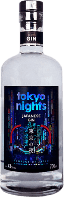 42,95 € Free Shipping | Gin Tokyo Nights Japanese Gin Bottle 70 cl