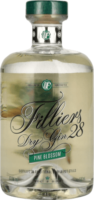 39,95 € Envio grátis | Gin Gin Filliers Pine Blossom Dry Gin 28 Garrafa Medium 50 cl