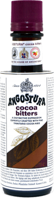 15,95 € Envio grátis | Licores Angostura Aromatic Cocoa Trinidad e Tobago Garrafa Miniatura 10 cl