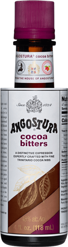 16,95 € Spedizione Gratuita | Liquori Angostura Trinidad e Tobago Bottiglietta Mignon 10 cl Cocoa — Cacao