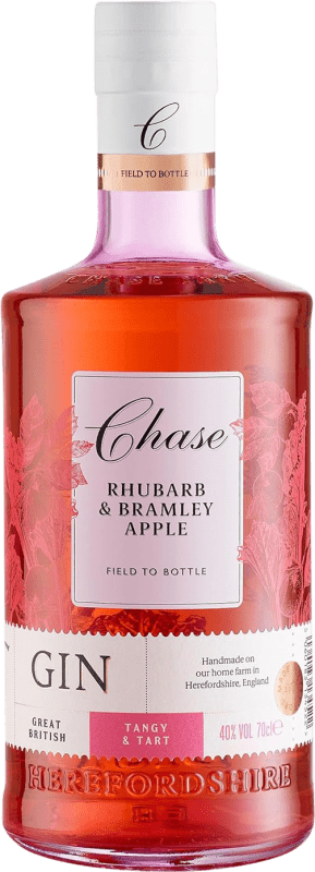 37,95 € Kostenloser Versand | Gin William Chase Rhubarb & Bramley Apple Gin Flasche 70 cl
