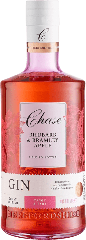 39,95 € Envío gratis | Ginebra William Chase Rhubarb & Bramley Apple Gin Reino Unido Botella 70 cl