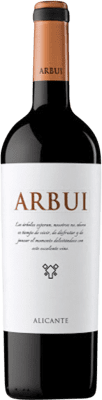 11,95 € Envío gratis | Vino tinto San Alejandro Arbui D.O. Alicante Comunidad Valenciana España Monastrell Botella 75 cl