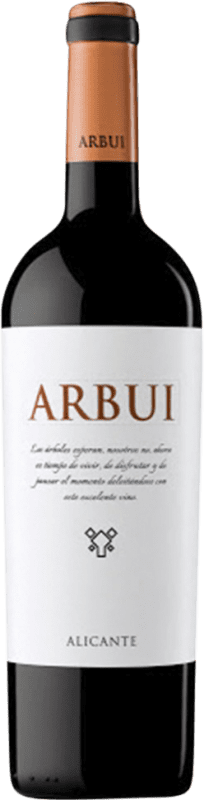 11,95 € Бесплатная доставка | Красное вино San Alejandro Arbui D.O. Alicante Сообщество Валенсии Испания Monastrell бутылка 75 cl