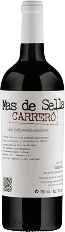 31,95 € 免费送货 | 红酒 Mas de la Real de Sella Carrero D.O. Alicante 巴伦西亚社区 西班牙 Syrah, Cabernet Sauvignon, Grenache Tintorera, Cabernet Franc, Marselan 瓶子 75 cl