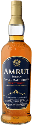 67,95 € Envio grátis | Whisky Single Malt Amrut Indian Amrut Cask Strenght Garrafa 70 cl