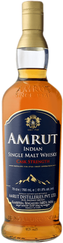 79,95 € 送料無料 | シングルモルトウイスキー Amrut Indian Cask Strength — カスクストレングス インド 70 cl