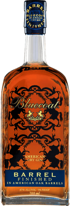 48,95 € 免费送货 | 金酒 Philadelphia Bluecoat American Dry Gin Barrel 预订 瓶子 70 cl