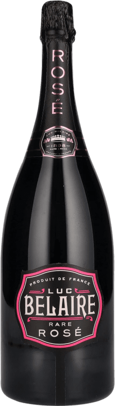 79,95 € Envio grátis | Espumante rosé Luc Belaire Rosé Fantôme Provença França Syrah, Grenache, Cinsault Garrafa Magnum 1,5 L