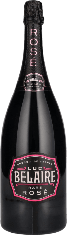 106,95 € 送料無料 | ロゼのスパークリングワイン Luc Belaire Fantôme Rosé — ロゼ プロヴァンス フランス Syrah — シラー, Garnacha — グルナッシュ, Cinsault — サンソー マグナムボトル 1,5 L