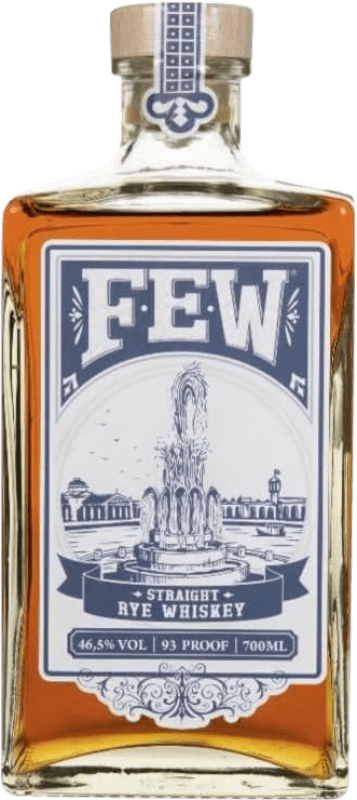 76,95 € Kostenloser Versand | Whiskey Blended FEW American Rye Flasche 70 cl