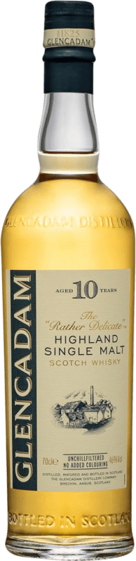 51,95 € Kostenloser Versand | Whiskey Single Malt Glencadam 10 Jahre Flasche 70 cl