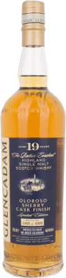 259,95 € Kostenloser Versand | Whiskey Single Malt Glencadam 19 Jahre Flasche 70 cl