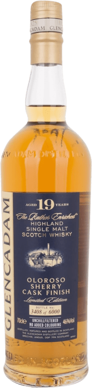 269,95 € Spedizione Gratuita | Whisky Single Malt Glencadam Regno Unito 19 Anni 70 cl