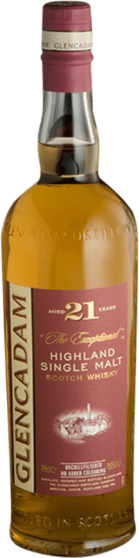 219,95 € Envío gratis | Whisky Single Malt Glencadam 21 Años Botella 70 cl