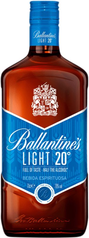 17,95 € Envio grátis | Whisky Blended Ballantine's Light 20º Escócia Reino Unido Garrafa 70 cl