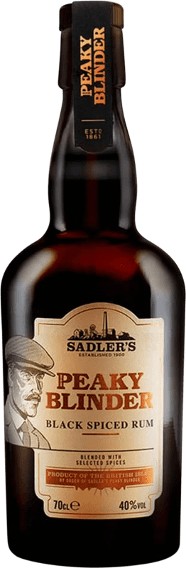 22,95 € 送料無料 | ラム Sadler's Peaky Blinder イギリス 70 cl Spiced — スパイス入り