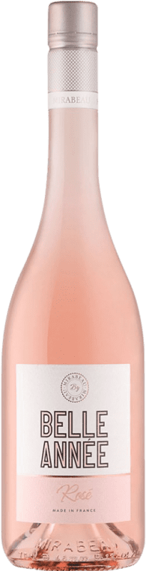 14,95 € Envio grátis | Espumante rosé Le Mirabeau Belle Année Provença França Syrah, Grenache Garrafa 70 cl