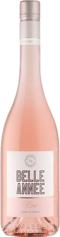 16,95 € Spedizione Gratuita | Spumante Rosato Le Mirabeau Belle Année Provenza Francia Syrah, Garnacha — Grenache 70 cl