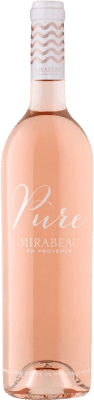 23,95 € 免费送货 | 玫瑰气泡酒 Le Mirabeau Pure A.O.C. Côtes de Provence 普罗旺斯 法国 Syrah, Grenache, Cinsault 瓶子 75 cl