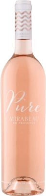 25,95 € Spedizione Gratuita | Spumante rosato Le Mirabeau Pure A.O.C. Côtes de Provence Provenza Francia Syrah, Grenache, Cinsault Bottiglia 75 cl