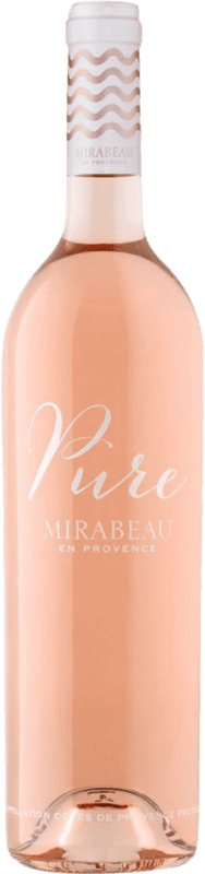 23,95 € 免费送货 | 玫瑰气泡酒 Le Mirabeau Pure A.O.C. Côtes de Provence 普罗旺斯 法国 Syrah, Grenache, Cinsault 瓶子 75 cl