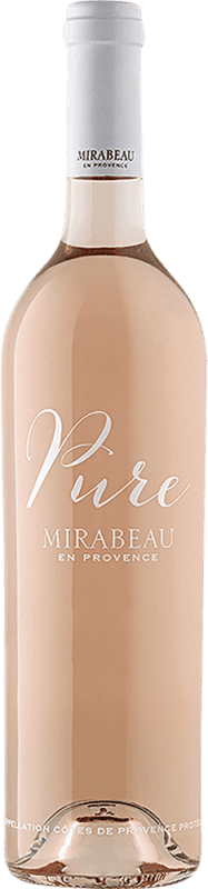 25,95 € Бесплатная доставка | Розовое игристое Le Mirabeau Pure A.O.C. Côtes de Provence Прованс Франция Syrah, Grenache, Cinsault бутылка 75 cl