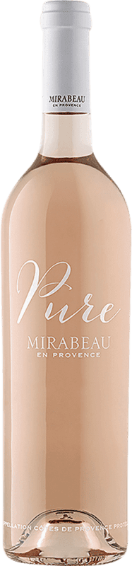 25,95 € Бесплатная доставка | Розовое игристое вино Le Mirabeau Pure — Чистый A.O.C. Côtes de Provence Прованс Франция Syrah — Сира, Garnacha — Гренаш, Cinsault — Сансо 75 cl