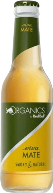 34,95 € Envío gratis | Caja de 24 unidades Refrescos Red Bull Energy Drink Viva Mate Austria Organic — Ecológico Botellín 20 cl Vidrio