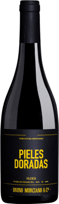 6,95 € Free Shipping | White wine Murciano & Sampedro Pieles Doradas D.O. Valencia Valencian Community Spain Malvasía, Muscat, Macabeo, Merseguera Bottle 75 cl