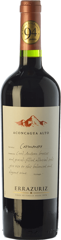 19,95 € Kostenloser Versand | Rotwein Viña Errazuriz Aconcagua Alto Carmenère Flasche 75 cl