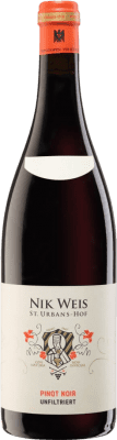 15,95 € 免费送货 | 红酒 St. Urbans-Hof Nik Weis Q.b.A. Mosel 德国 Pinot Black 瓶子 75 cl