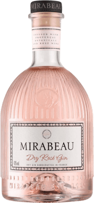 44,95 € Spedizione Gratuita | Gin Le Mirabeau Rosé Dry Gin Syrah Bottiglia 70 cl